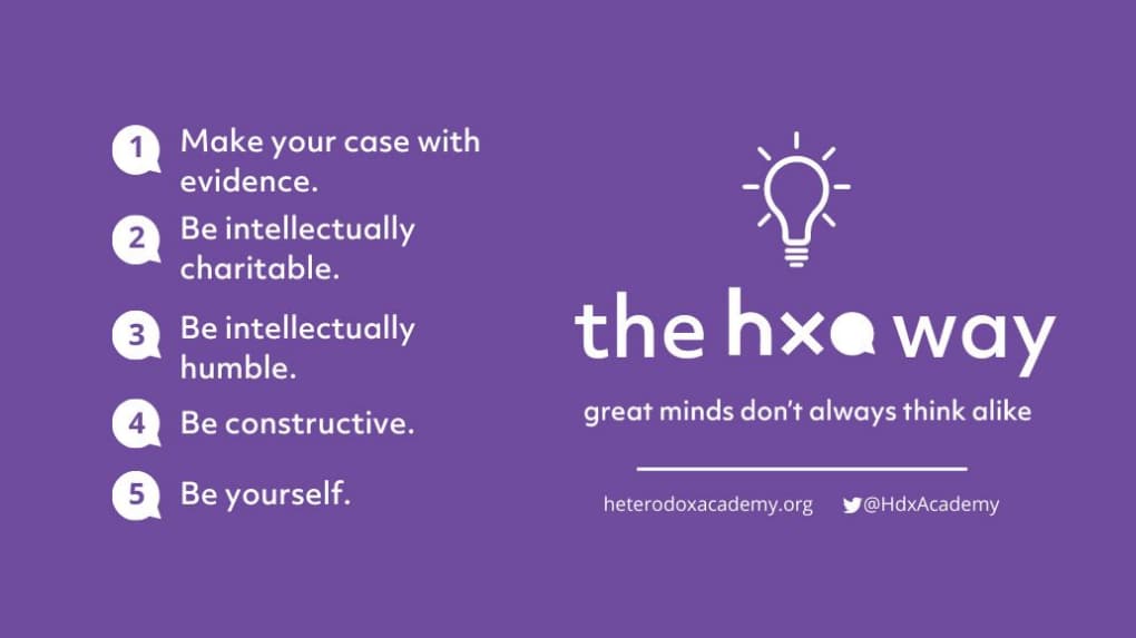 Heterodox Academy Flyer - Cover