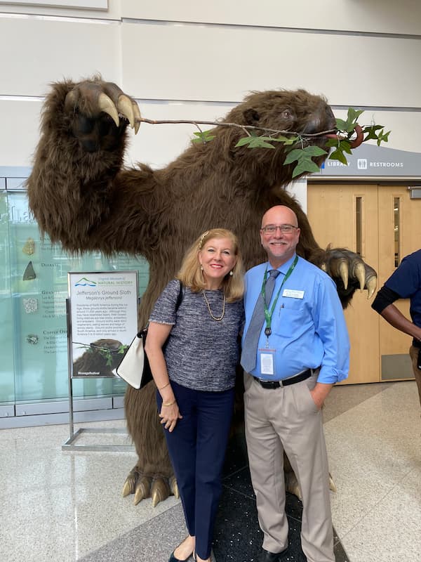 Secretary Guidera and Assistant Secretary Madi Biedermann Visited the Virginia Museum of Natural History
